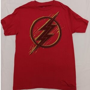 The Flash DC Comics Superhero Graphic T-Shirt Red‎ Kids Size XL